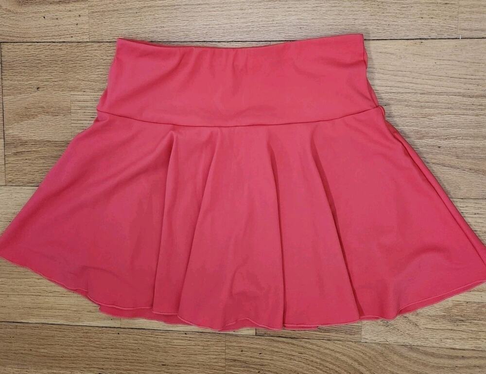 New Halara Skort Skirt Sz Small Womens Athletic Mini Pleated Coral Tennis Golf